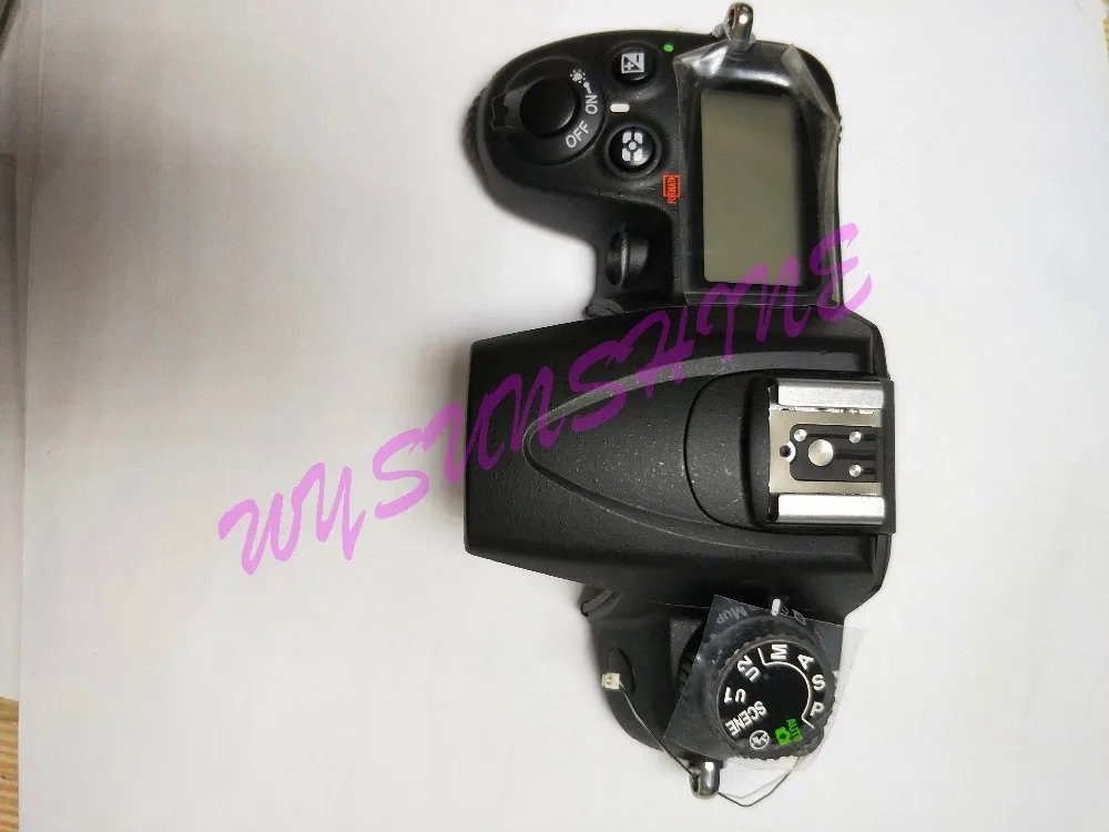 Оригинальная верхняя крышка D7000 со вспышкой ЖК-панель Flex для камеры Nikon запасная