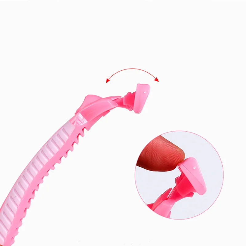 

4PCS Women's Razors Beauty Safety Razor 6-layer Blade Shaver for Face Body Quick Installation Handle Six Layers Blades Shaving