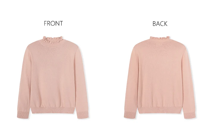Balabala Children's wear shirts girls sweaters new autumn clothes big children pullover sweater simple female
