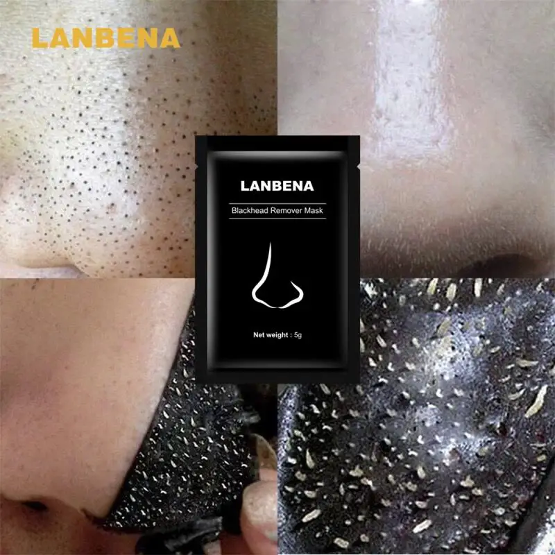LANBENA с 3/5/7/10/13 пакеты маска для удаления угрей черная лица Уход за проблемной кожей