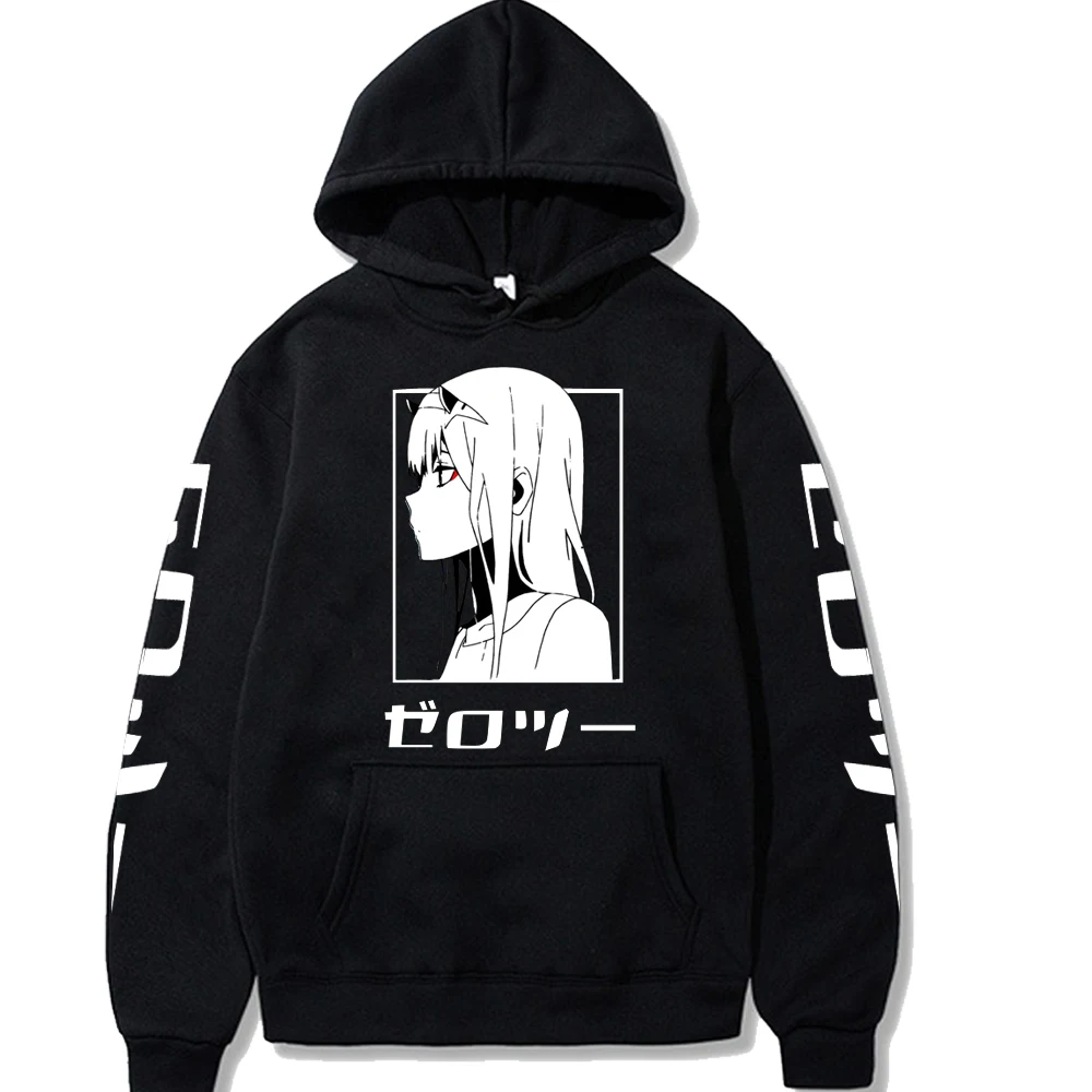 

Толстовка Zero Two Darling In The Franxx унисекс, толстовка с капюшоном для женщин и мужчин, пуловер, толстовки, толстовка, красивая девушка, худи в стиле аниме