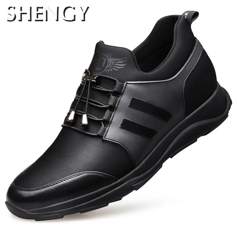 2020 Повседневная мужская обувь визуально увеличивающая рост 6 см 8 спортивная