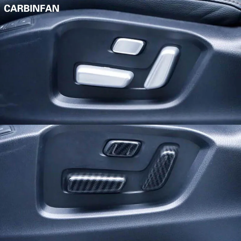 ABS хром Регулировка внутреннего сиденья регулировка переключателя крышка