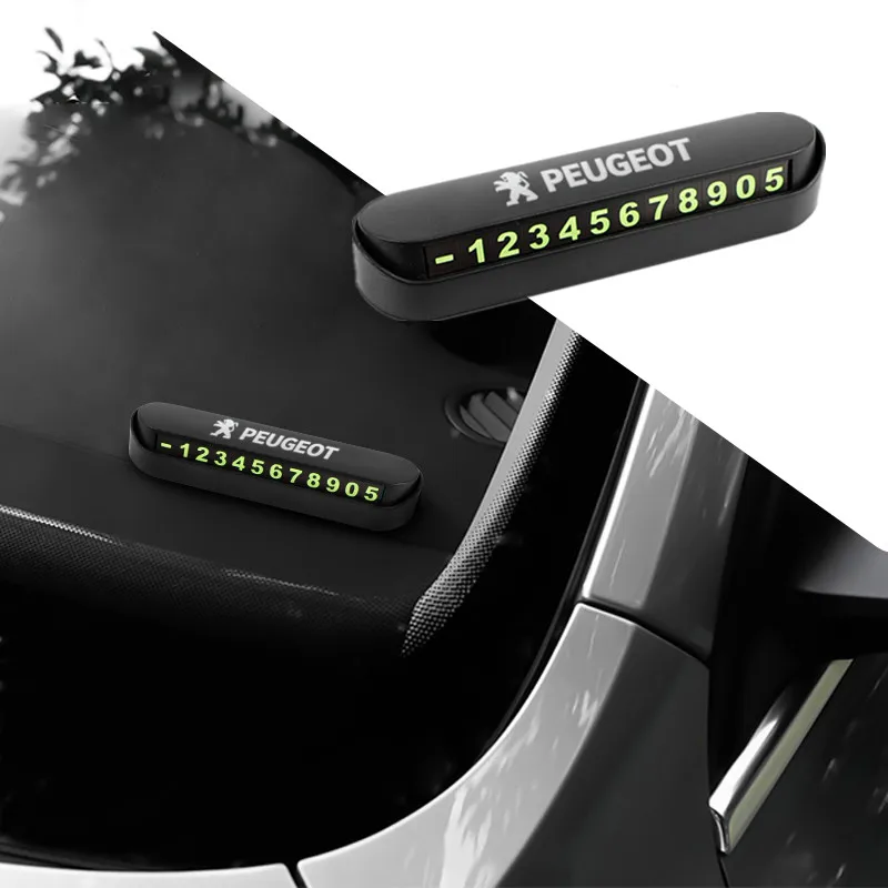 Автомобильный временный стоп-сигнал парковочная карточка телефонный номер для