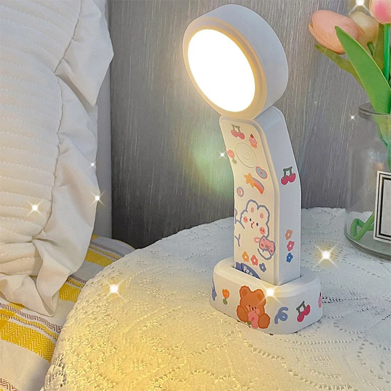

Mini LED Night Light Body Induction Eye Protection Table Lamp Student Study Light Anti-myopia Desk Lamp Bedroom Night Lights