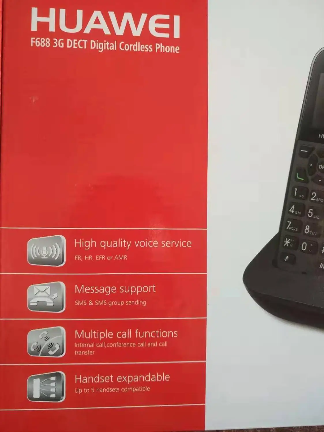 Huawei F688 20 UTMS/WCDMA 900/2100 передатчик УКВ диапазона беспроводной терминал и DECT телефон|3G