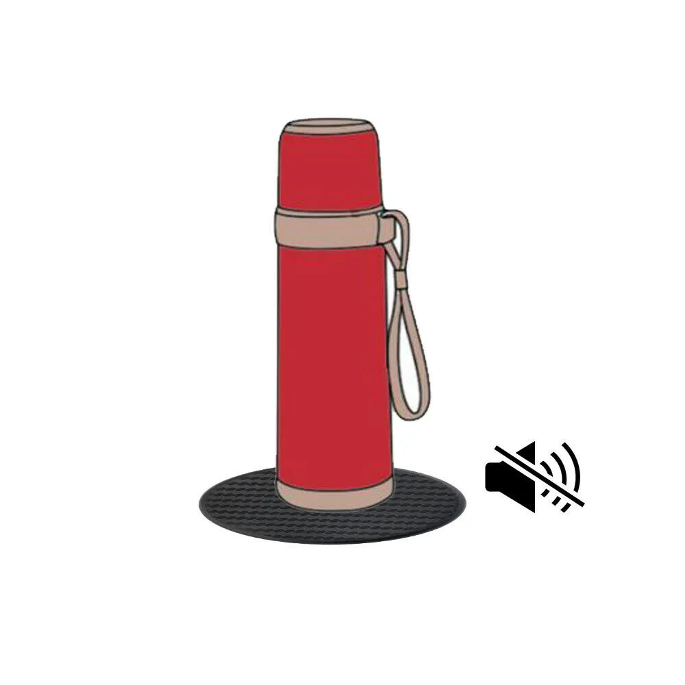 Нескользящий коврик для приборной панели из углеродного волокна 2 шт./компл. с