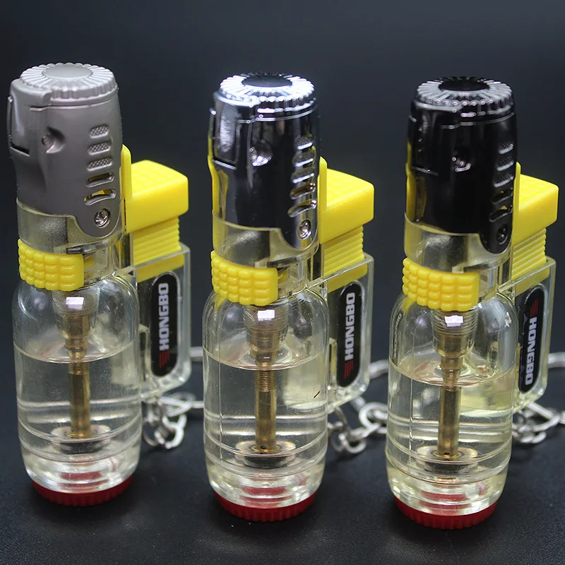 Маленькие Сварочные горелки с замком огненная прямая зажигалка брелок для