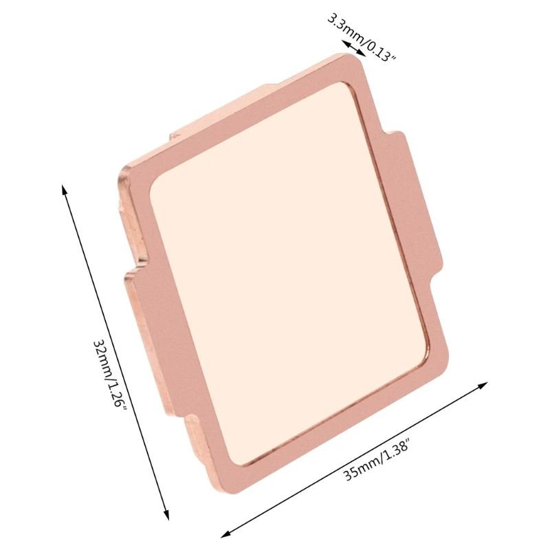 Защитная крышка для процессора медная Верхняя Крышка INtel i7 3770K 4790K 6700k 7500 7700k 8700k 9900K