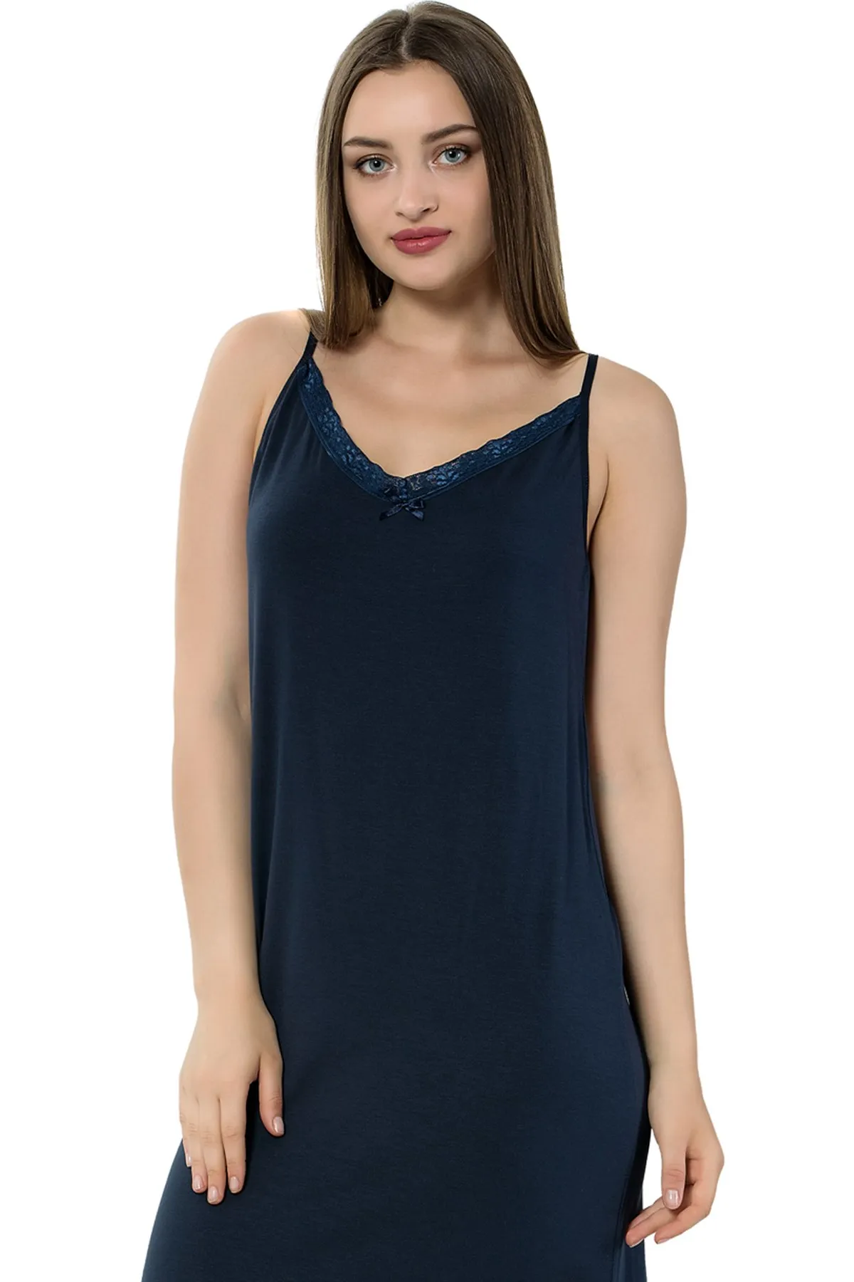 

Fashion Line Ladies Hanging Rope Long Nightgown 911