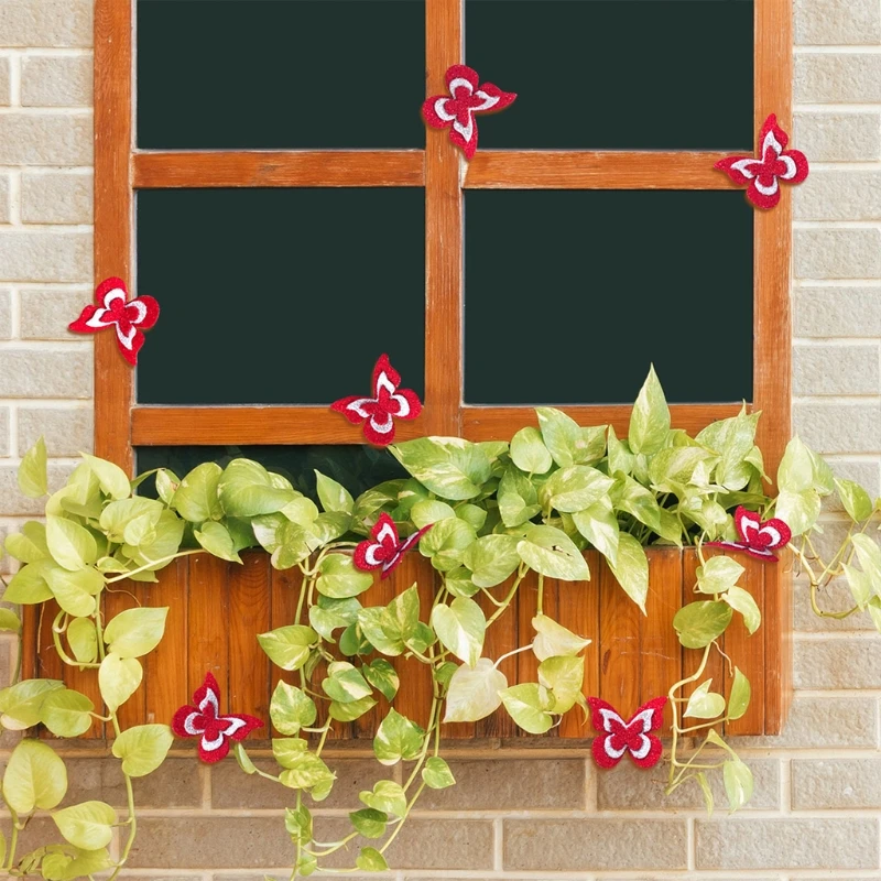 15 шт. 3D наклейки на стену в виде бабочек | Дом и сад