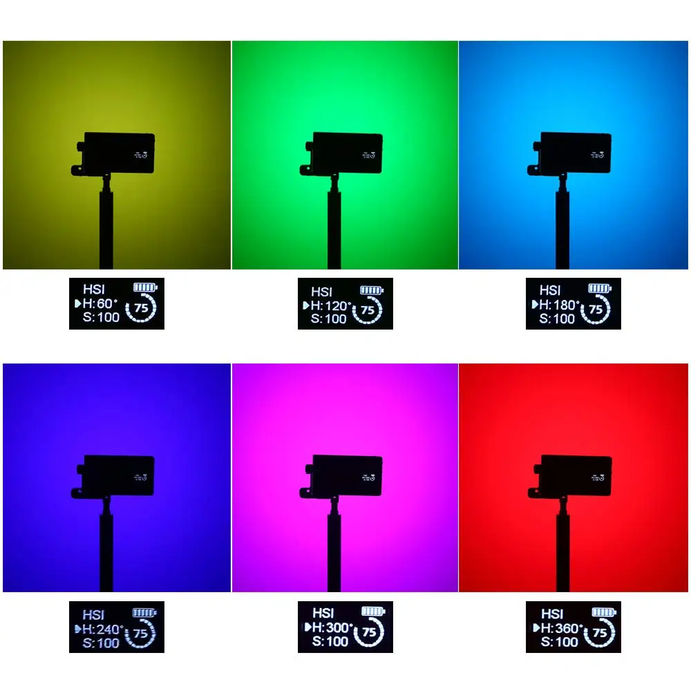 MAMEN RGB 2500 8500K видео светодиодный портативный заполняющий светильник для