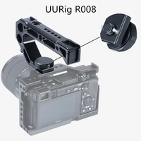 uurig r008 dslr camera top handle hand grip metal cold shoe adapter mount universal for sony nikon canon accessories 14 screw
