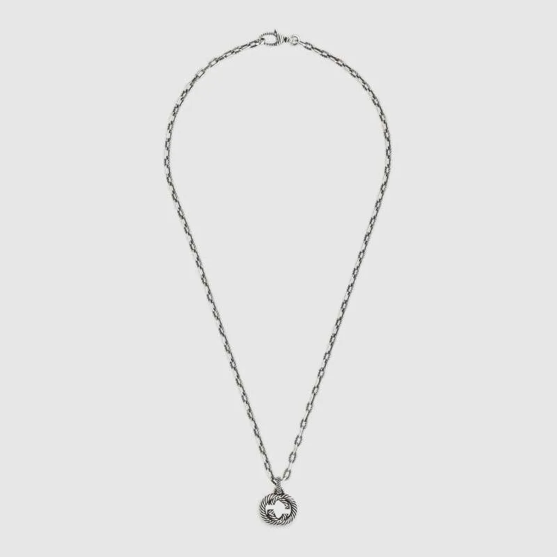 

Classical pop man necklace pure silver restoring ancient ways