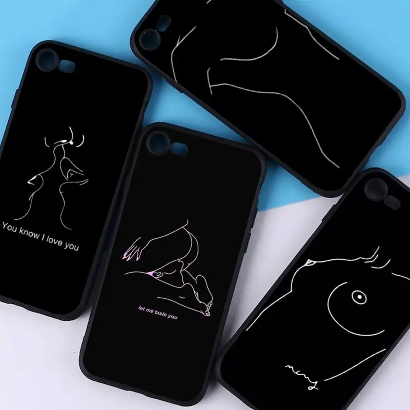 YNDFCNB художественный простой чехол для телефона с сексуальной девушкой Kiss Rose iphone 13