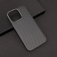 100 real genuine carbon fiber slim phone case for iphone 13 pro max ultra thin anti fall metal camera ring armor hard cover