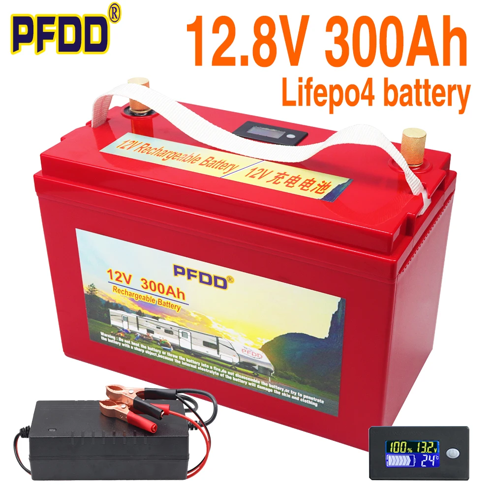 Аккумулятор Lifepo4 12 8 В ач с аккумулятором BMS Ач для бытовой техники инвертор