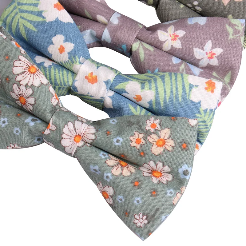 

Cotton Bowties For Men Women Floral Bow Ties For Business Butterfly Cravat Boys Girls Bow Tie For Party Ties Corbata Gravata