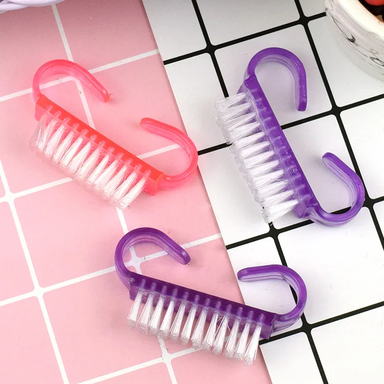 Чистящая кисточка для ногтей инструменты ухода за ногтями маникюр педикюр