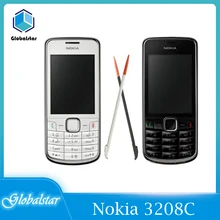 Nokia 3208c Refurbished Original Unlocked Nokia 3208 3208c 2.4inch 2MP Camera  FM Mobile Phone Free shipping