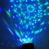 stage light disco ball magic effect lamp mini led voice activated ball usb crystal flash dj lights lw004