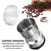 150w 220v electric crusher grinder coffee machine bean grinder 300ml blenders machine stainless steel portable home office use