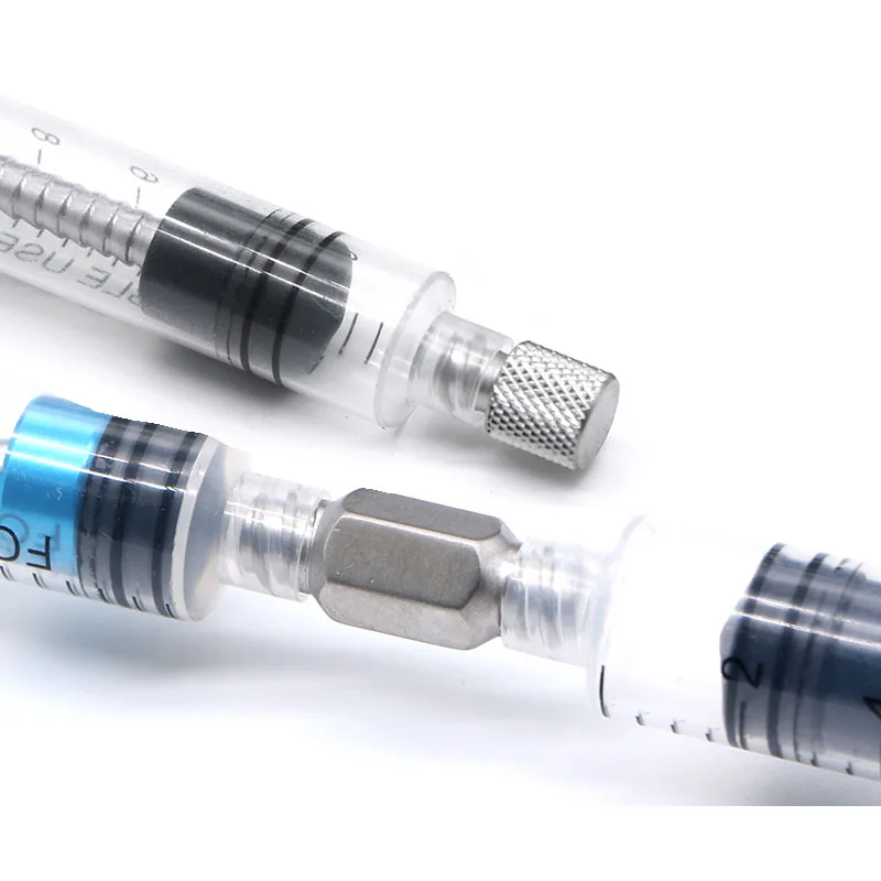 Medical syringe plug converter high-quality stainless steel screw mouth liposuction needle conversion head cosmetic su | Красота и