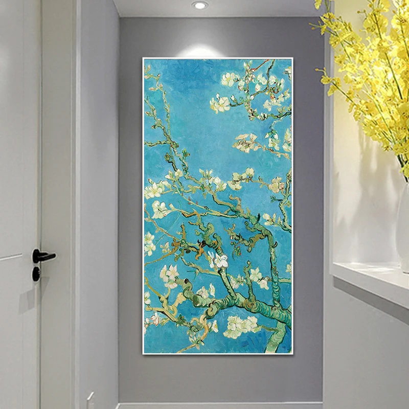 

Almond Blossom By Van Gogh Canvas Painting Art Poster and Prints Home Wall Art for Living Room Decor Unframed