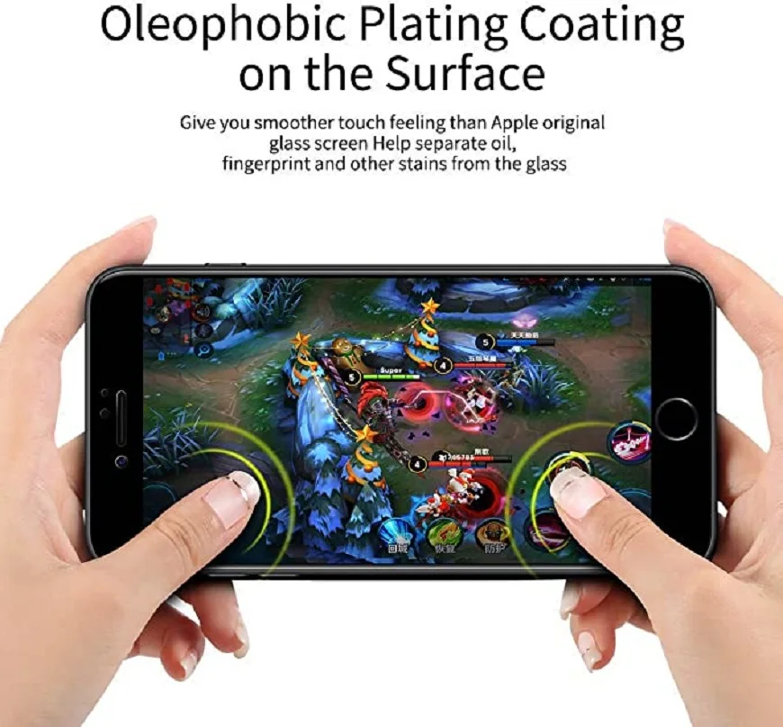 9D полное покрытие закаленное стекло для iPhone 7 8 6 6s Plus SE 2020 Защитная пленка защита