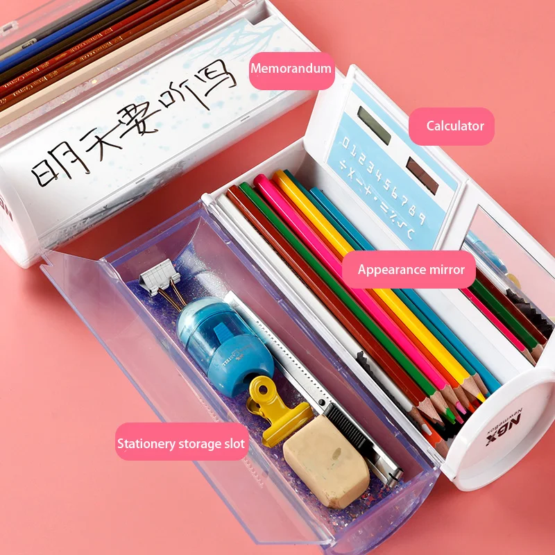 Чехол для карандашей с зыбучим песком Цилиндрическая Коробка канцелярских