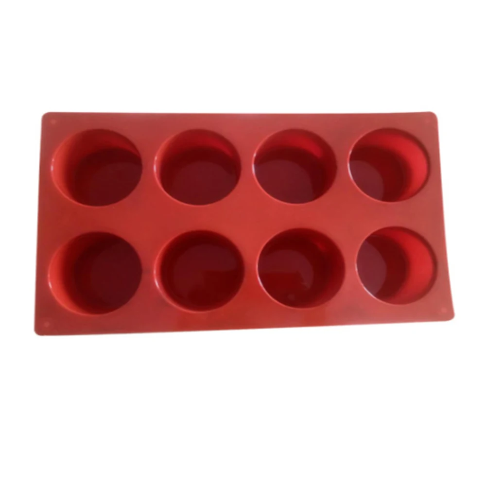 8 Continuous Round Cylinder Column Silicone Mold Suitable for Mousse Cake 3D Bake DIY Dessert |
