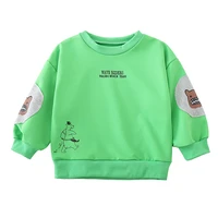 new spring autumn children casual clothes baby boys girls print shirt kids infant cartoon clothing toddler fashion tracksuit