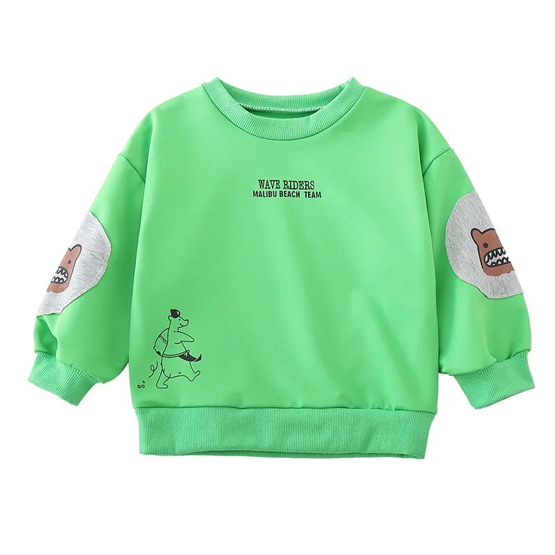 Новинка весенне Осенняя детская повседневная одежда рубашка с принтом для