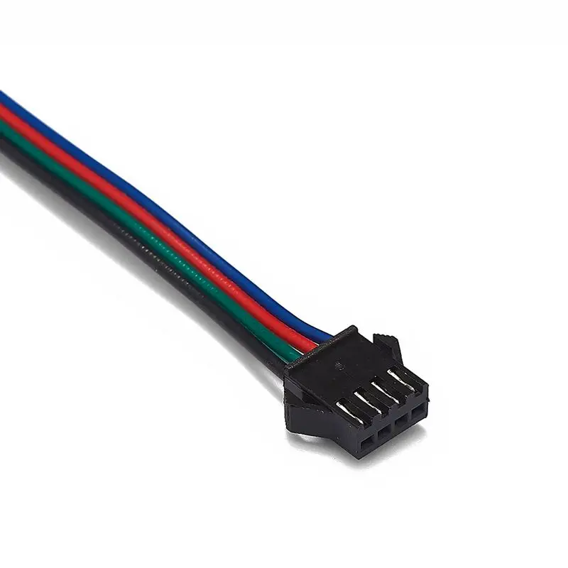 200 пар 2 3 4 5-контактный 22AWG RGB RGBW SM Женский штекер кабель для светодиодной ленты