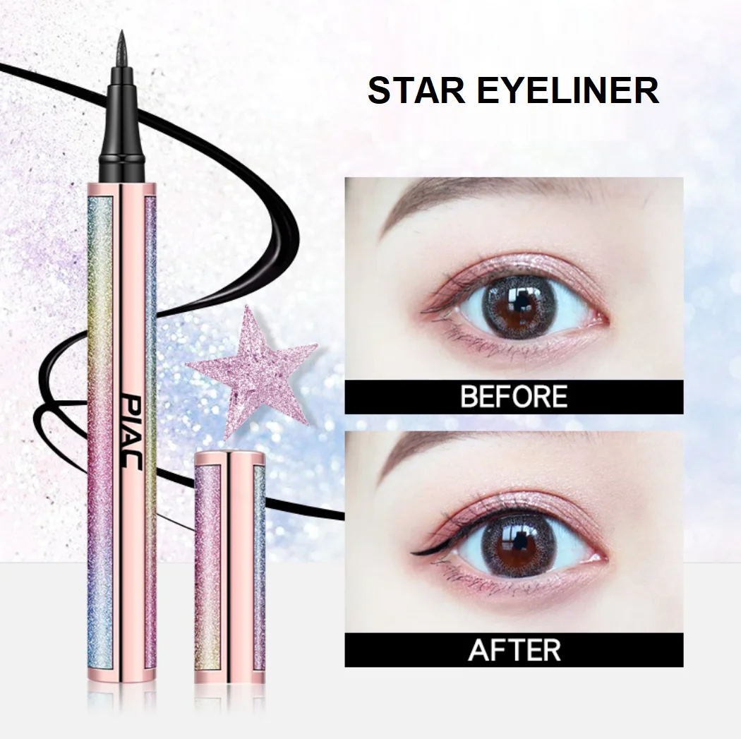 

Starry Sky Liquid Eyeliner Pen Ultra-Fine Durable Waterproof Sweat-Proof Not Easy To Discolor And Easy To Apply Makeup