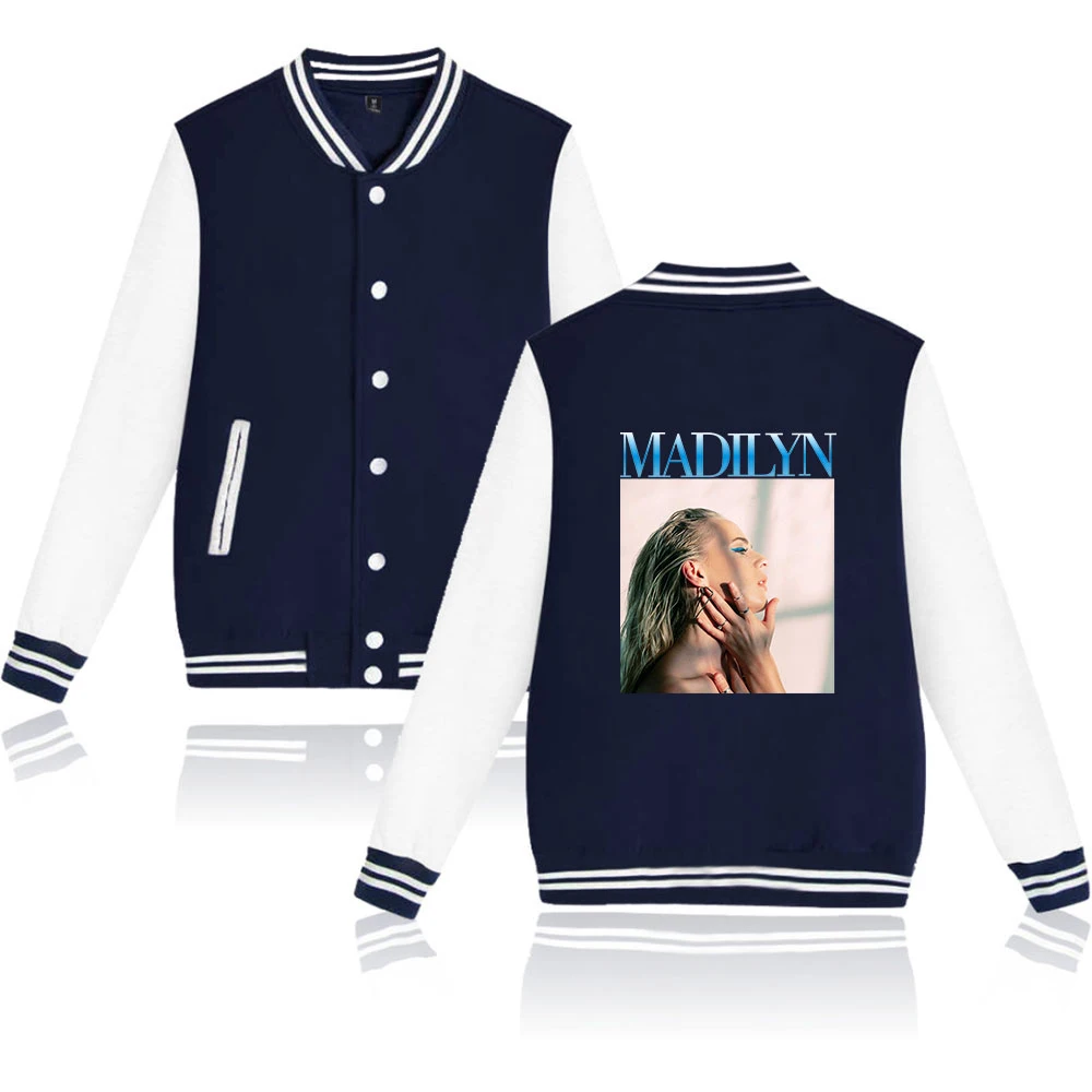 

Madilyn spring new hot O-neck pattern printed baseball shirt comfortable streetwear Harajuku style couple baseball jacket tops