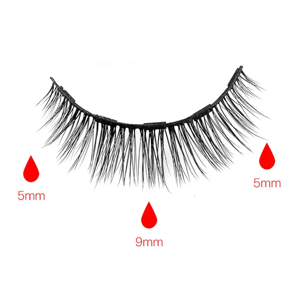 Магнитная подводка для глаз Магнитный Комплект ресниц водостойкие Длинные