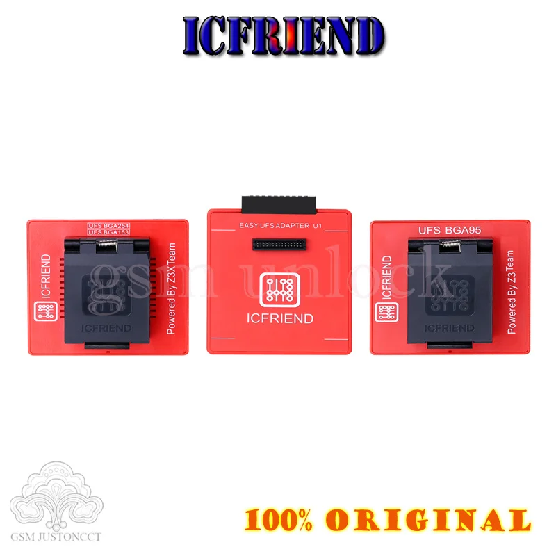 Новинка 2021 оригинальные UFS разъем адаптера ICFriend ICs-UFS 3 в 1 с поддержкой BGA254 BGA153 BGA95