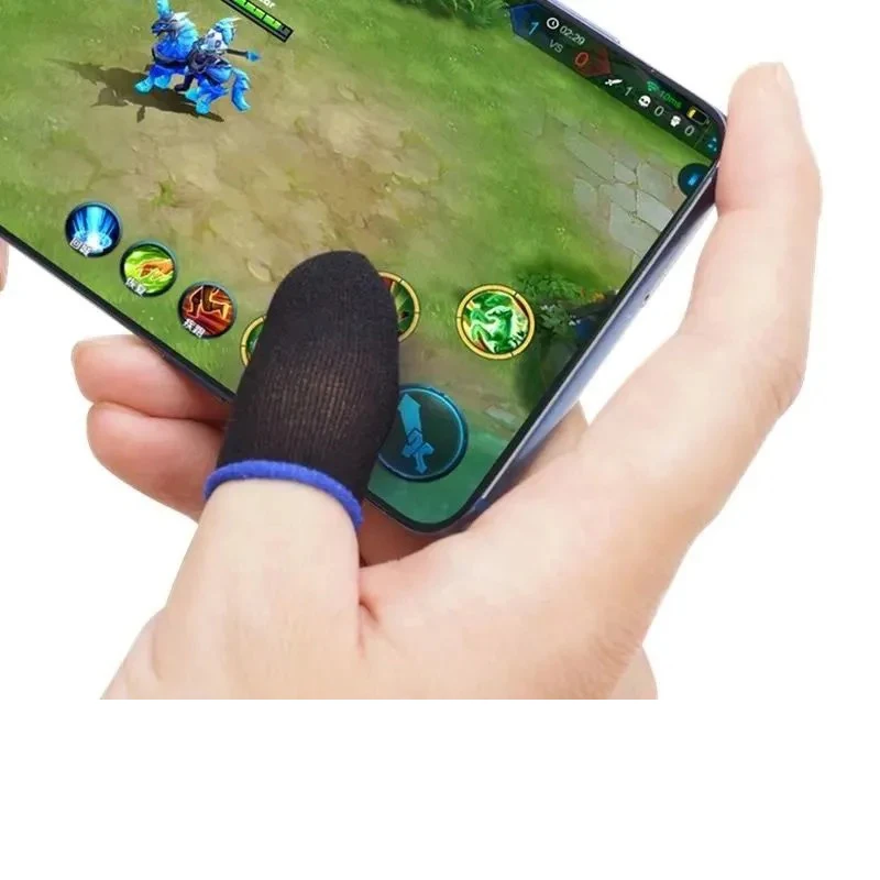 NEW Finger Cover Game Control For PUBG Sweat Proof Non-Scratch Sensitive Touch Screen Gaming Thumb Sleeve Gloves | Электроника