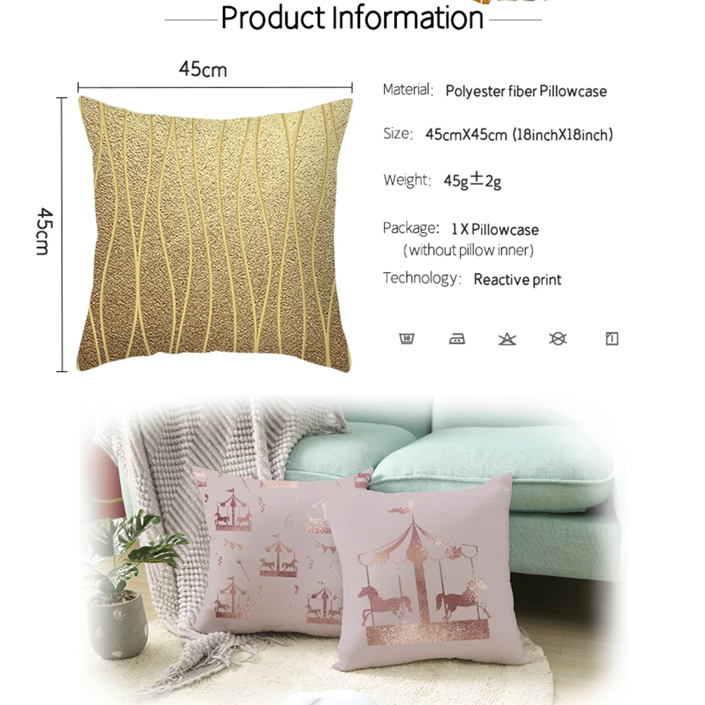 

1pc Modern Geometric Abstract Peach Skin Car Pillowcase Decorative Cushion Cover Without Core For Living Room Sofa