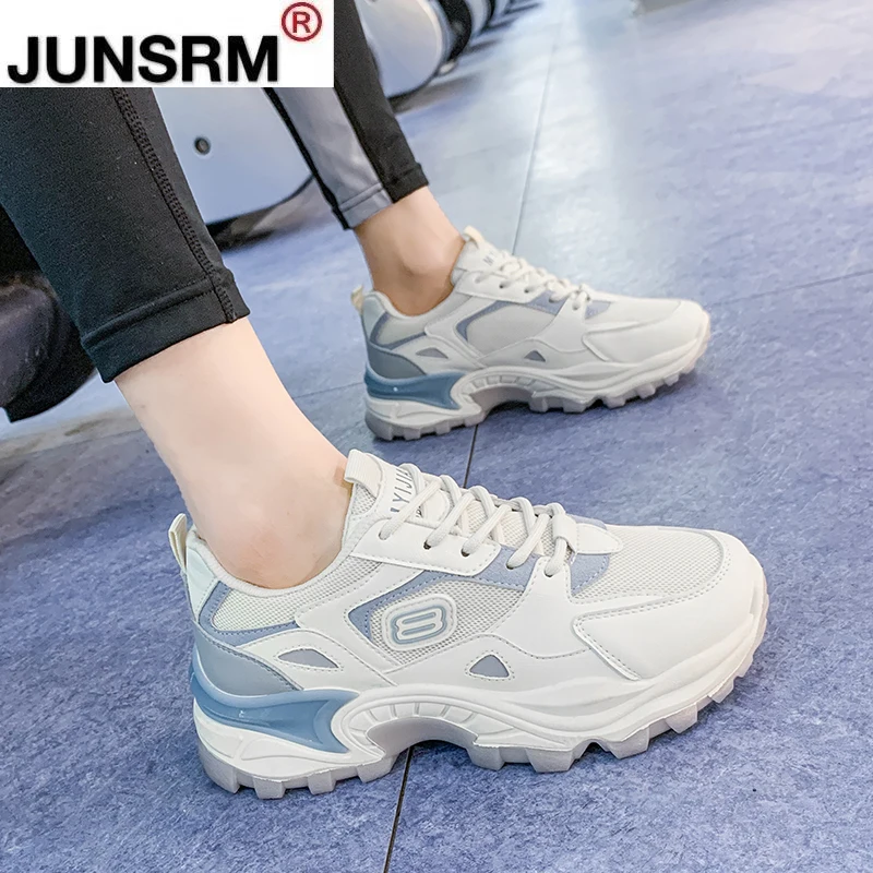 

2021 New Women Sneakers Fashion Spring Women Casual Shoes Breathable Women Platform Dad Shoe Sneaker Streetwear zapatillas mujer