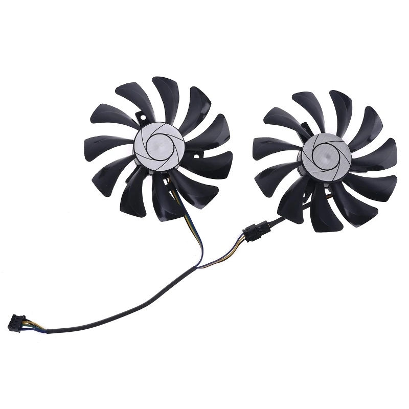 1 Pair 85mm HA9010H12F-Z 4Pin Cooler Fan Replacement for MSI GTX 1060 OC 6G 960 P106-100 P106 GTX1060 GTX960 |