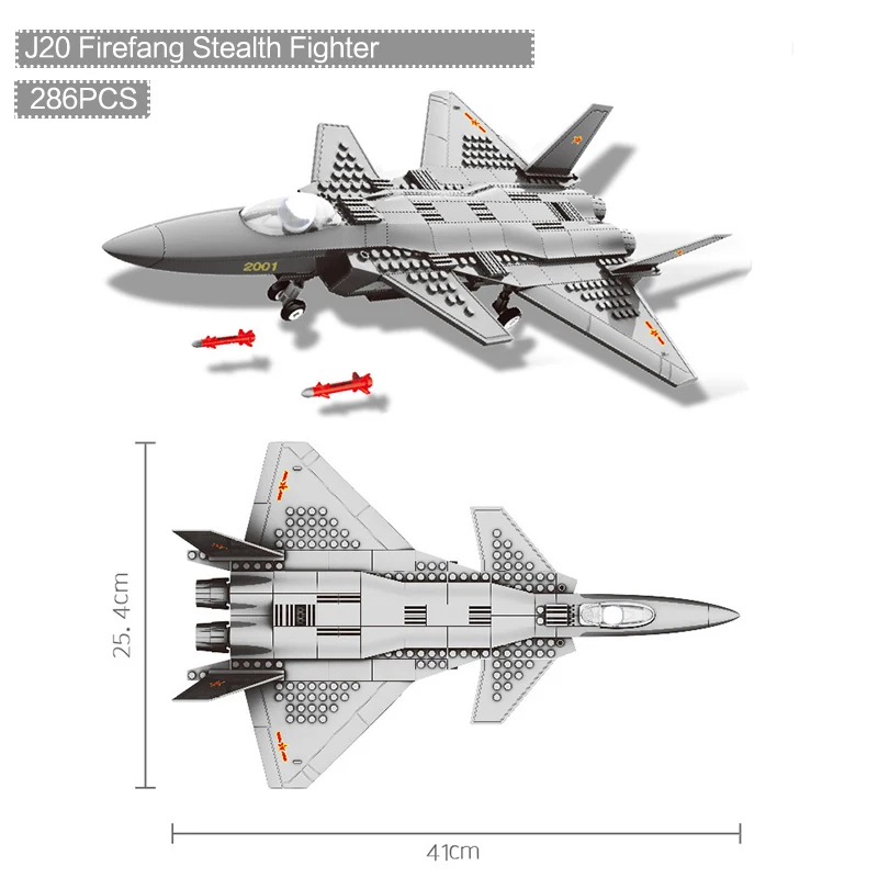 J15 Летающий Акула перевозчик на основе бойцов военные строительные блоки модель