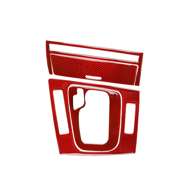 

Fit For BMW E46 323i 328i 330i 325i 1999-2004 Carbon fiber gear position handbrake shift center control cover decoration