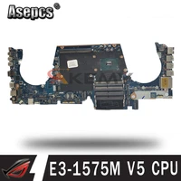 high quality for hp zbook 17 g3 laptop motherboard 901564 001 apw70 la c391p with sr2qv e3 1575m v5 cpu 100 full tested
