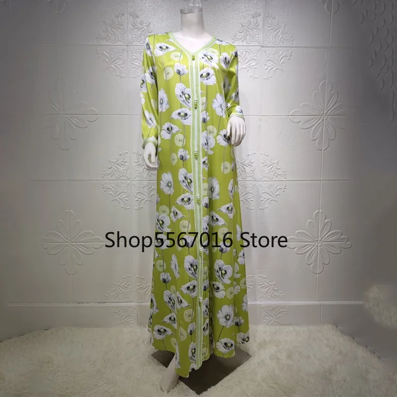 Abayas для женщин Дубай мусульманская Свадебная вечеринка Длинные платья богемный