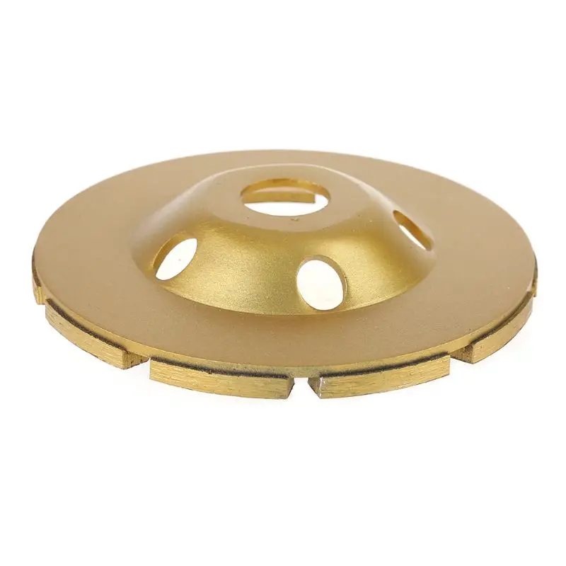 

Stone Polishing Diamond Double Row Grinding Wheel Cup Disc Grinder Concrete Granite Segment Wheel LX0D