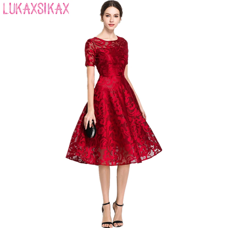 2020 новое летнее платье для женщин с коротким рукавом высокого качества вырезами