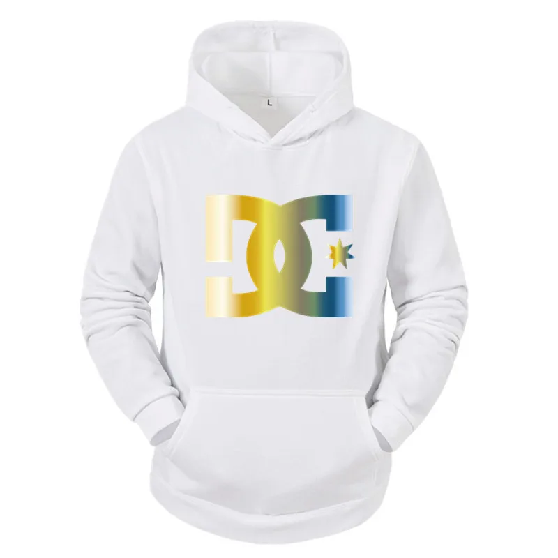 

Men's sportswear casual wear Hoodie street style loose print Pullover Hoodie couple black and white spring and Autumn