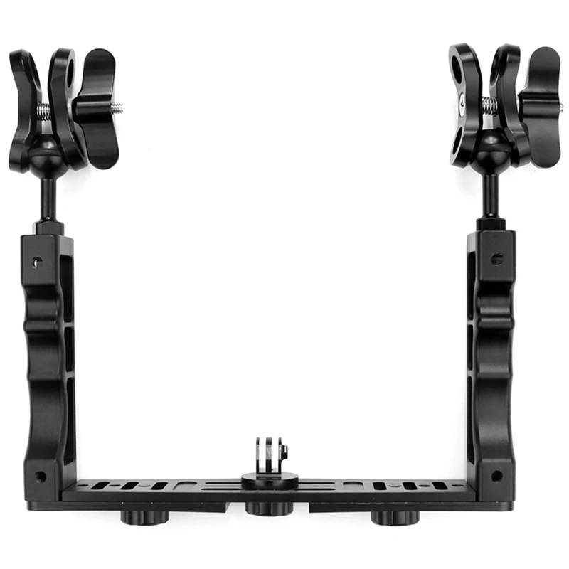 Cnc Scuba Diving Underwater Light Arm System Three-Clip Tray Bracket Handle Grip Stabilizer Video Gopro Digital Slr Camera | Электроника